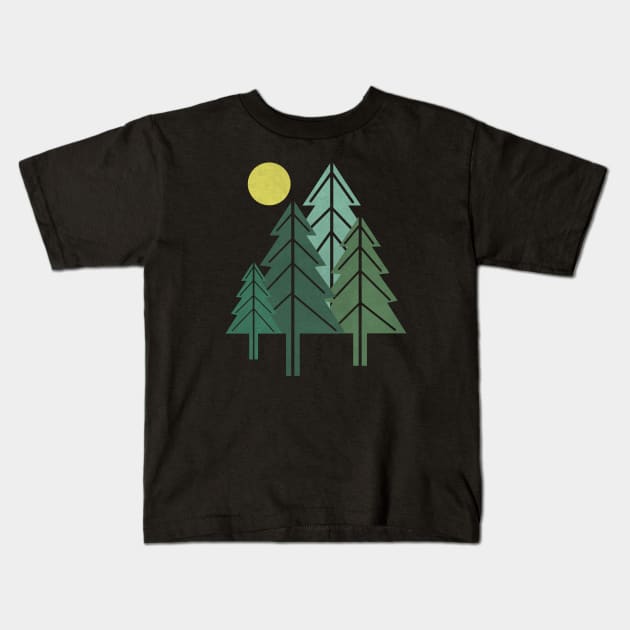 trees Kids T-Shirt by teemarket